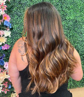 Warm balayage