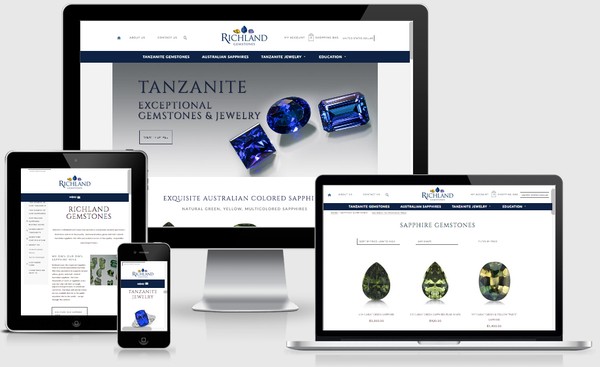 Search Engine Optimization for Richland Gemstones (www.richlandgemstones.com)