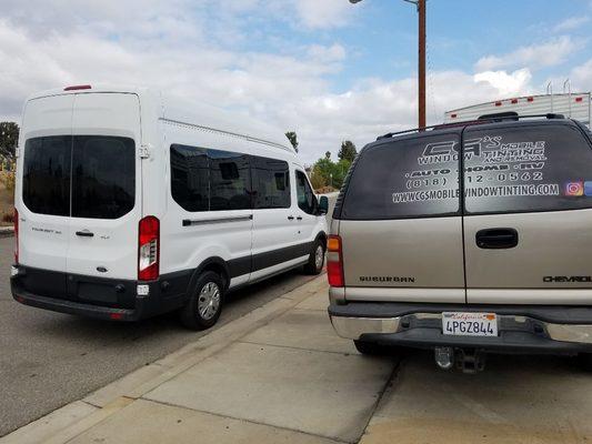 2016 ford transit 350 
15% ceramic film