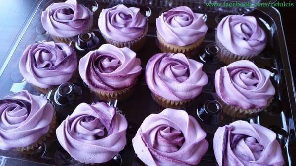 Lavender Cupcakes with Lavender American Buttercream ~ $25/dozen