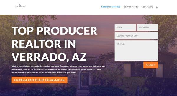 A real estate agent in Verrado needed a website and GMB we got it done for her.