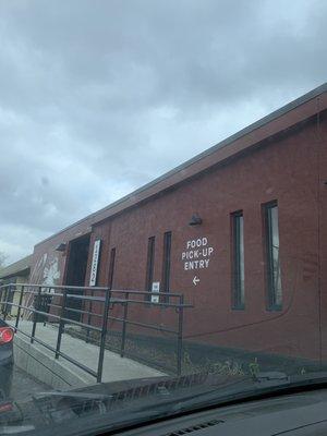 Looks like a warehouse, but there are a dozen restaurants inside... sorta.