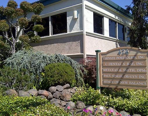 Our building on San Mateo Drive