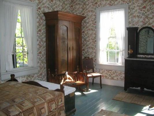 Hutchings' bedroom