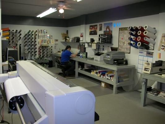 Our Vinyl and Design Station.