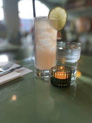 Be Here Now.  Agave, ginger, lime, sparkling grapefruit