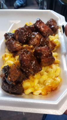 "Monster Mac" with Pork Belly Burnt Ends