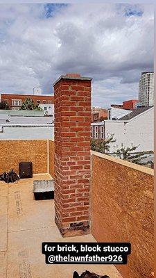 Brick chimney