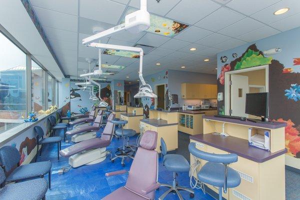 Under-the-sea themed exam room