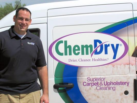 Meet Zak Price, owner/operator of Sunbright Chem-Dry since 2006.