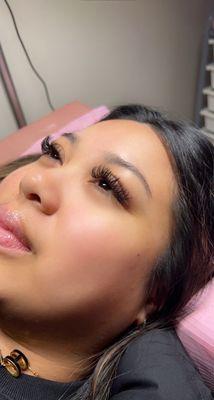 Volume lash extensions