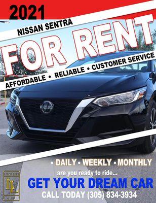 Cars For Rent !