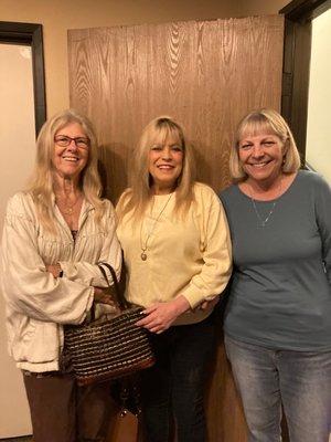 Karen, Sherry and Cathy. Helping with a move. Thank you!!