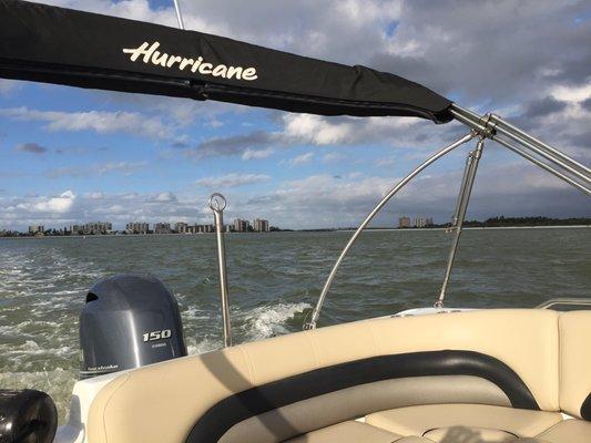 Brand new Hurricane 23 ft. thanks