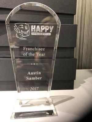 2017 Happy Tax "Franchisee of the Year"