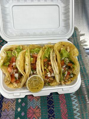 Tacos de pollo