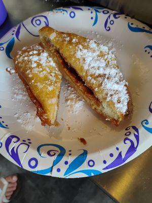 Can we say deep fried peanut butter and jelly??