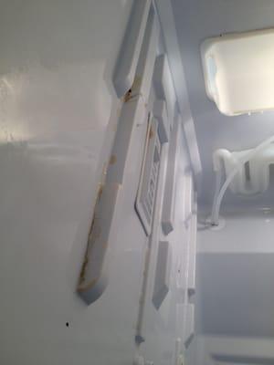 $250 paid n this is the inside of the fridge after the "cleaners" left.