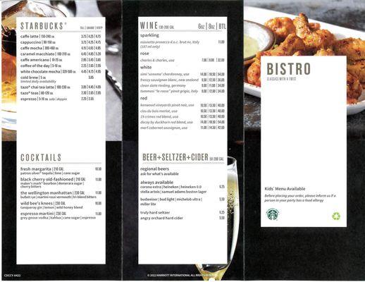 Drink Menu