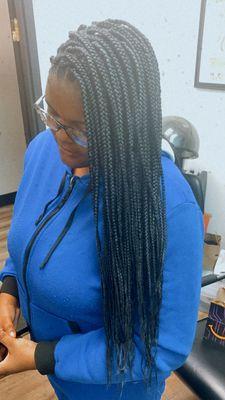 Box Braids for all hair type . Must schedule consultation