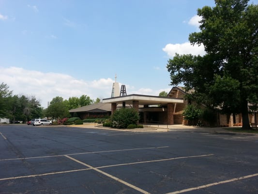 St. Cecilia's Catholic Church, exterior view.