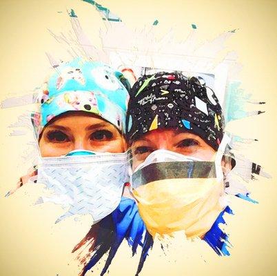 Seattle Orthopedic Surgeon Sara Jurek and Anesthesiologist MJ.