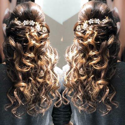 Bridal hair