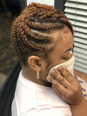 Natural Twist Updo