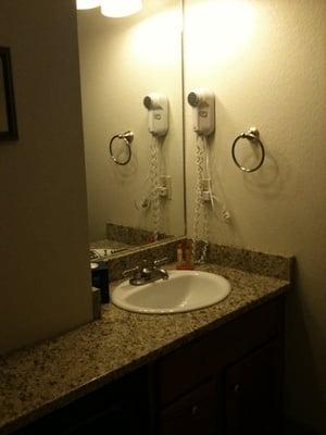 A bathroom you can move around in