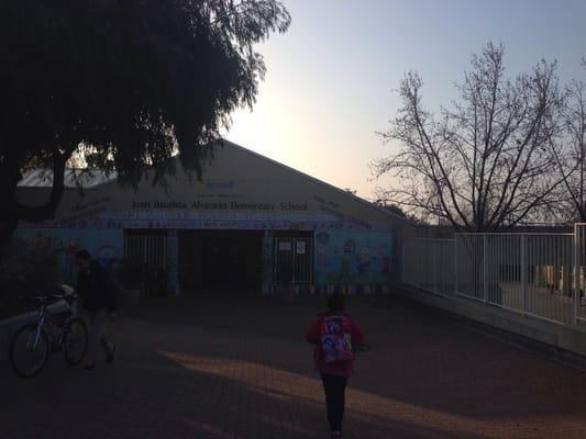 Front of Alvarado Elementary