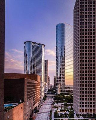 Downtown Houston Sky, architecture photography.