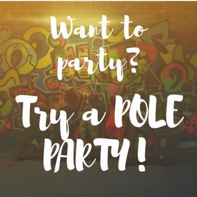 Try one of our fabulous Pole Parties for your special event! Go to our website for more info on booking yours.