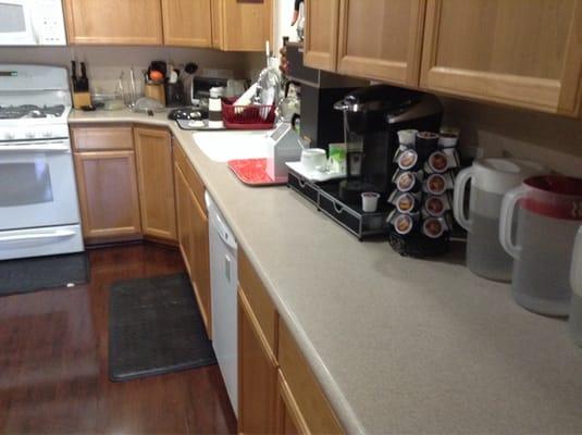 14' countertop of Corian