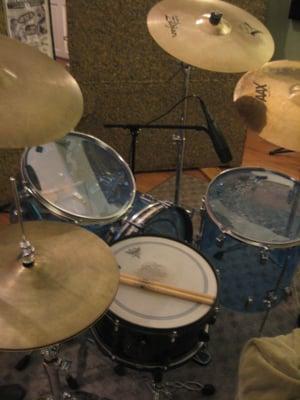 One of several great sounding kits at the studio