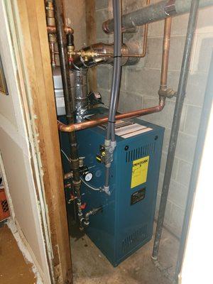 Gas Boiler install.