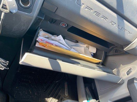 Glove box won't close