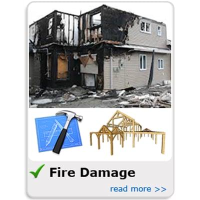 Professional Fire Damage Restoration / Repair, Cleanup, Decontamination, Smoke Removal & Reconstruction Services