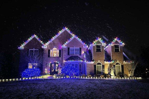 residential holiday lighting Knoxville TN