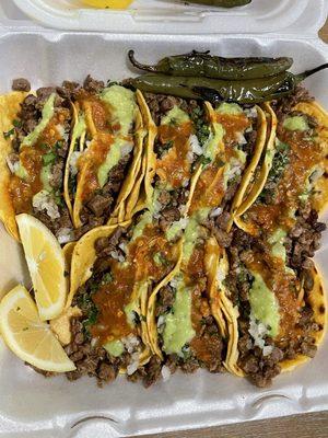 Tacos asada