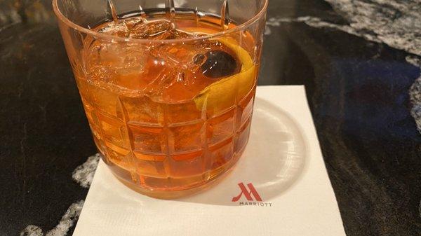 Old fashion w/Basil Hayden