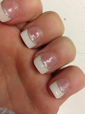 My nails have bumps all over. And it's all uneven.