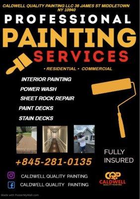 We love what we do at Caldwell Quality Painting.