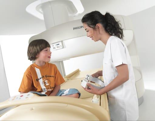 Adventist Plainfield's High-Field open MRI offers special needs individuals non-confining, quality diagnostic images.