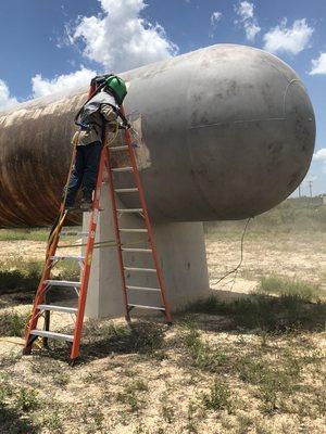 Sandblasting units