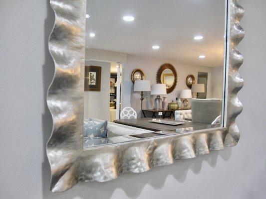 Silver Leaf Mirror