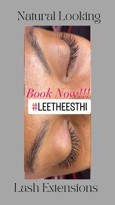 Want Natural looking Classic Mink Lash Extensions??!!!! Book Now!!