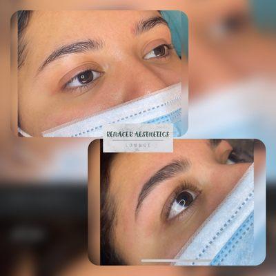 Brow Lamination * Lash lift w/tint