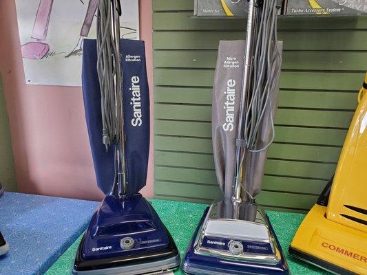 We carry a full line of quality vacuums.