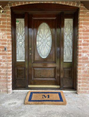 Stained door