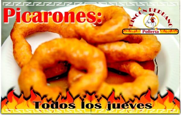 Picarones are addictively good, Pumpkin and Sweet Potato Doughnuts, they have an intriguing spicy sweet flavor.